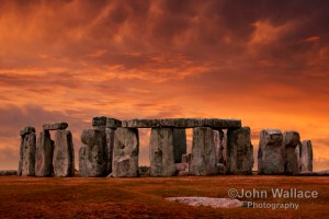 Stonehenge Sunset England