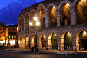 Night at the Arena in Verona